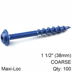 KREG Blue Kote Pocket Hole Screws 38mm 1.50